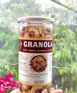 Granola Hạt Mix Không Đường Phù Hợp Ăn Chay Ăn Kiêng
